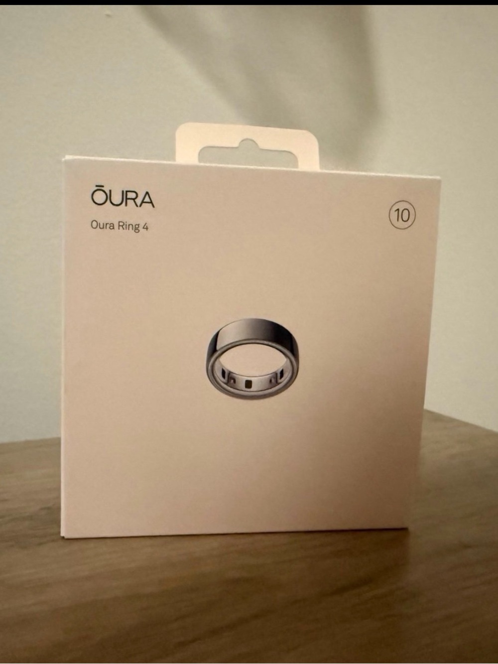 Oura Ring 4 Silver (size 10)